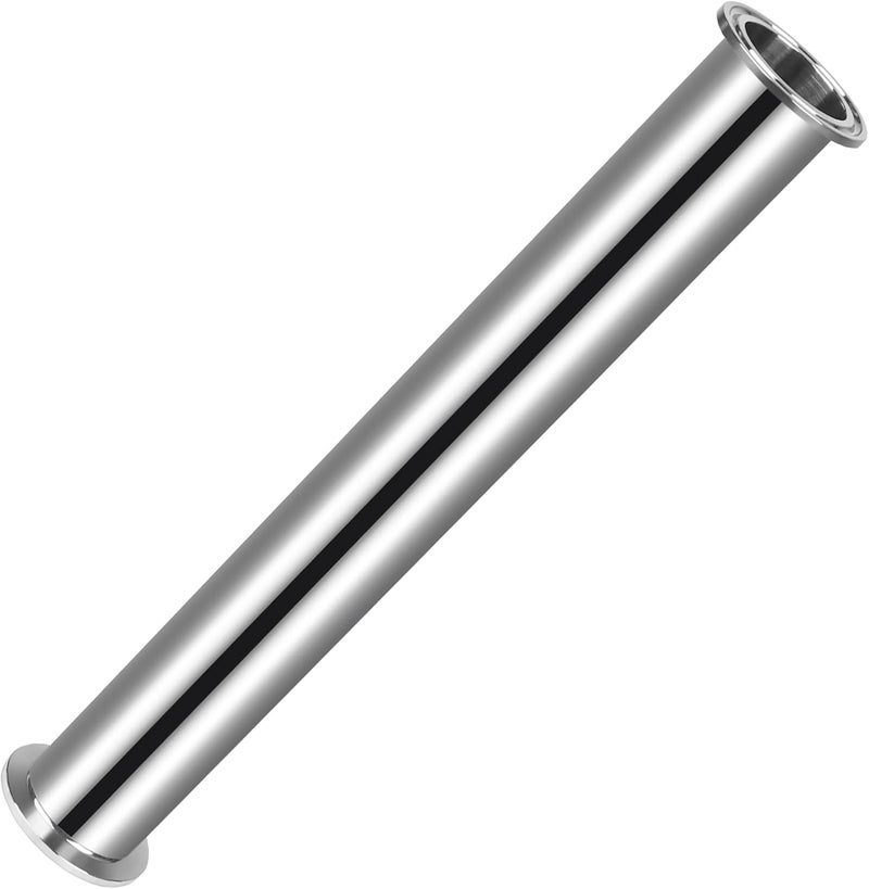 JMCOLMT Tri Clamp Tube 1.5 Inch Tube OD Sanitary Spool Tube Length 12 Inch Clamp End OD 50.5mm 304 Stainless Steel Seamless Round Tubing - Image 1